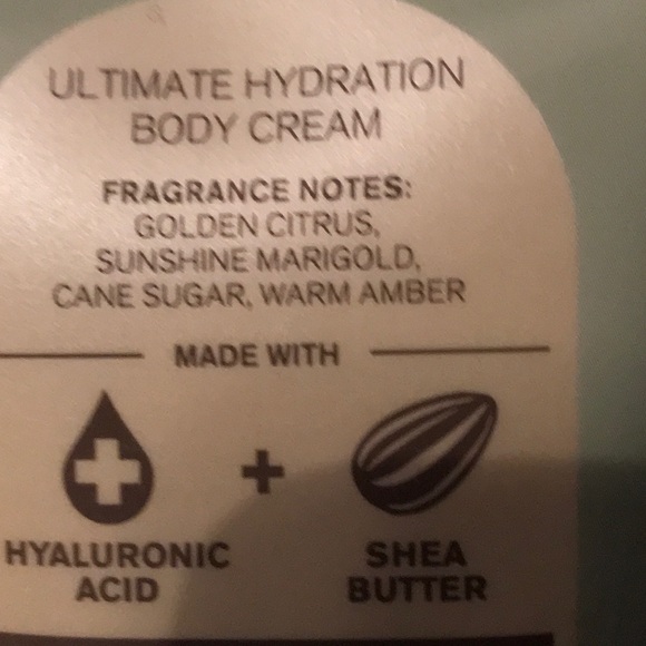 Bath And Body Works MARIGOLD CANE SUGAR Ultimate Hydration Body Cream - Picture 3 of 4
